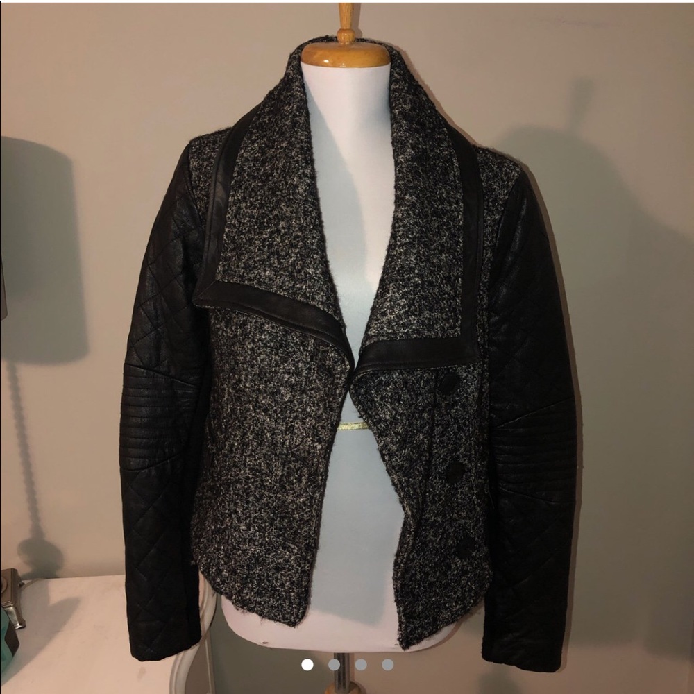 BCBG Max Azria Women’s Faux Leather Jacket